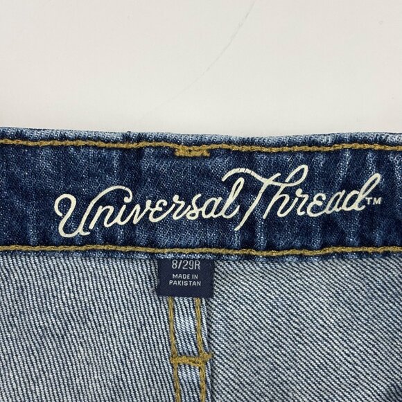 Universal Thread High Rise Straight Jeans Womens 8/29 Medium Wash Blue Denim - Picture 9 of 11